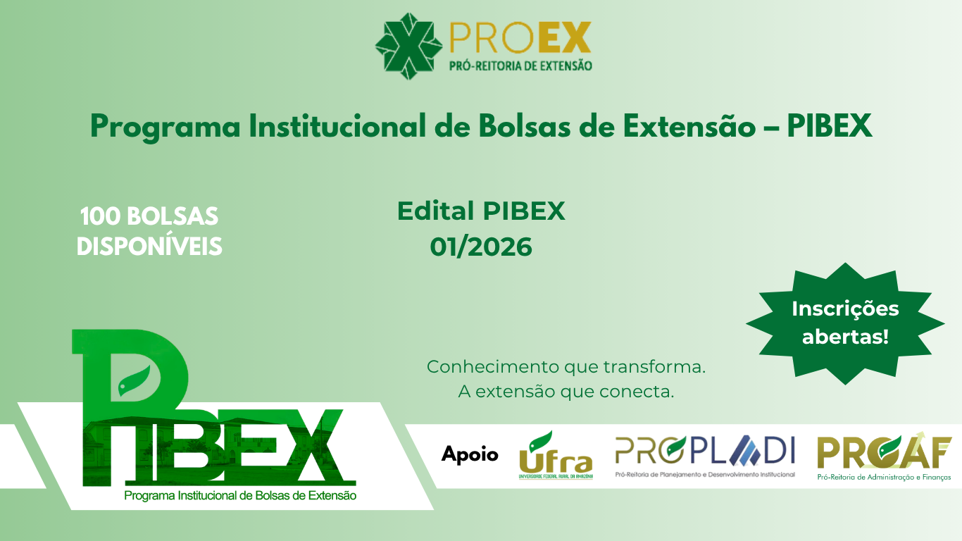 Edital PIBEX 2026