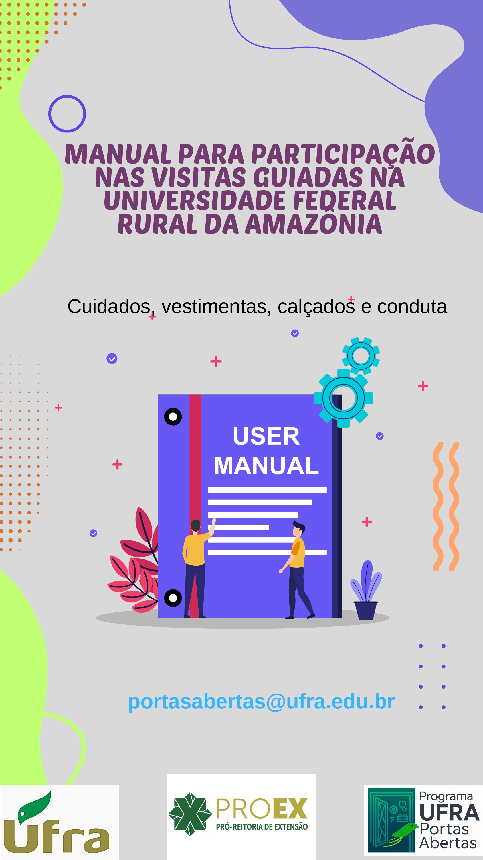 MANUAL PARA PARTICIPAÇÃO NAS VISITAS GUIADAS NA UFRA page 0001